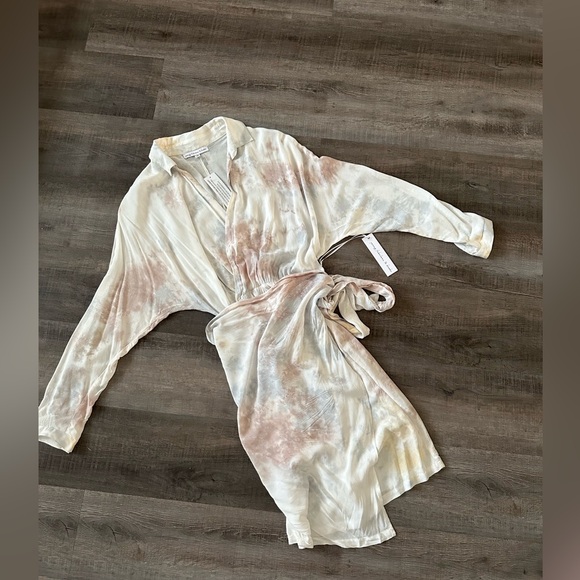 NWT - Young Fabulous and Broke Tye Dye Wrap Dress - Picture 2 of 8